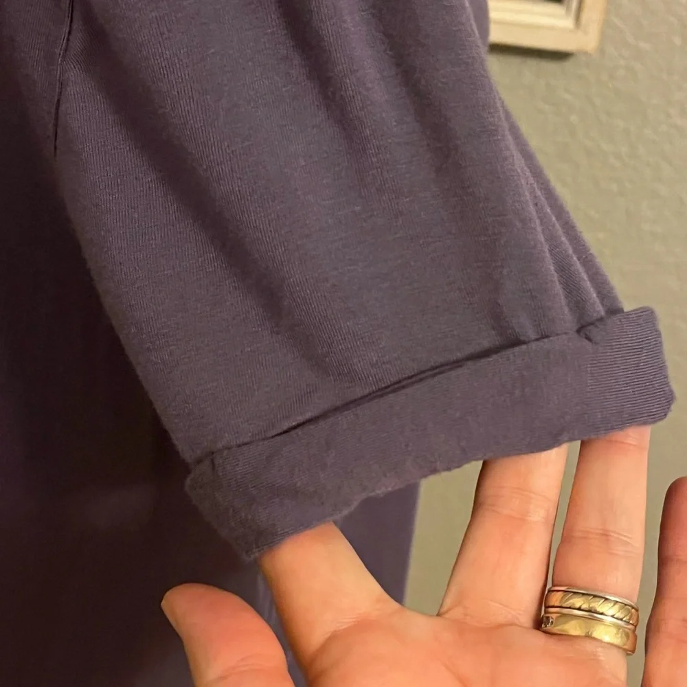 CLYDE & BAXTER Light Purple Short Sleeve Tshirt! Size L - Picture 5 of 11